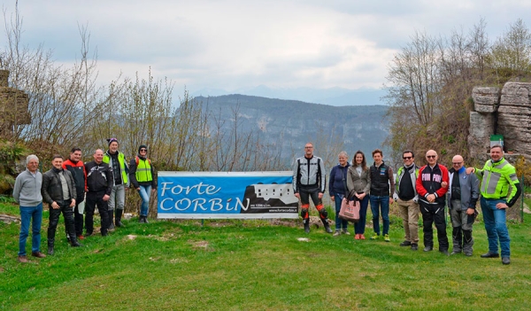 I Pomponi in visita al Forte Corbin